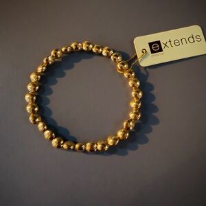 Extends Gold Beaded Bracelet